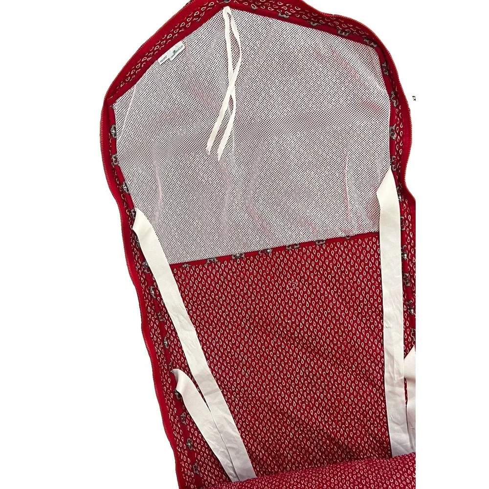 Vera Bradley Americana Red Garment Travel Bag Retired Vintage